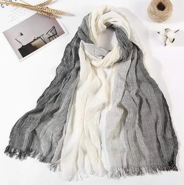 100% Cotton Large Literature Scarves