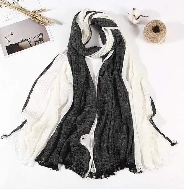 100% Cotton Large Literature Scarves