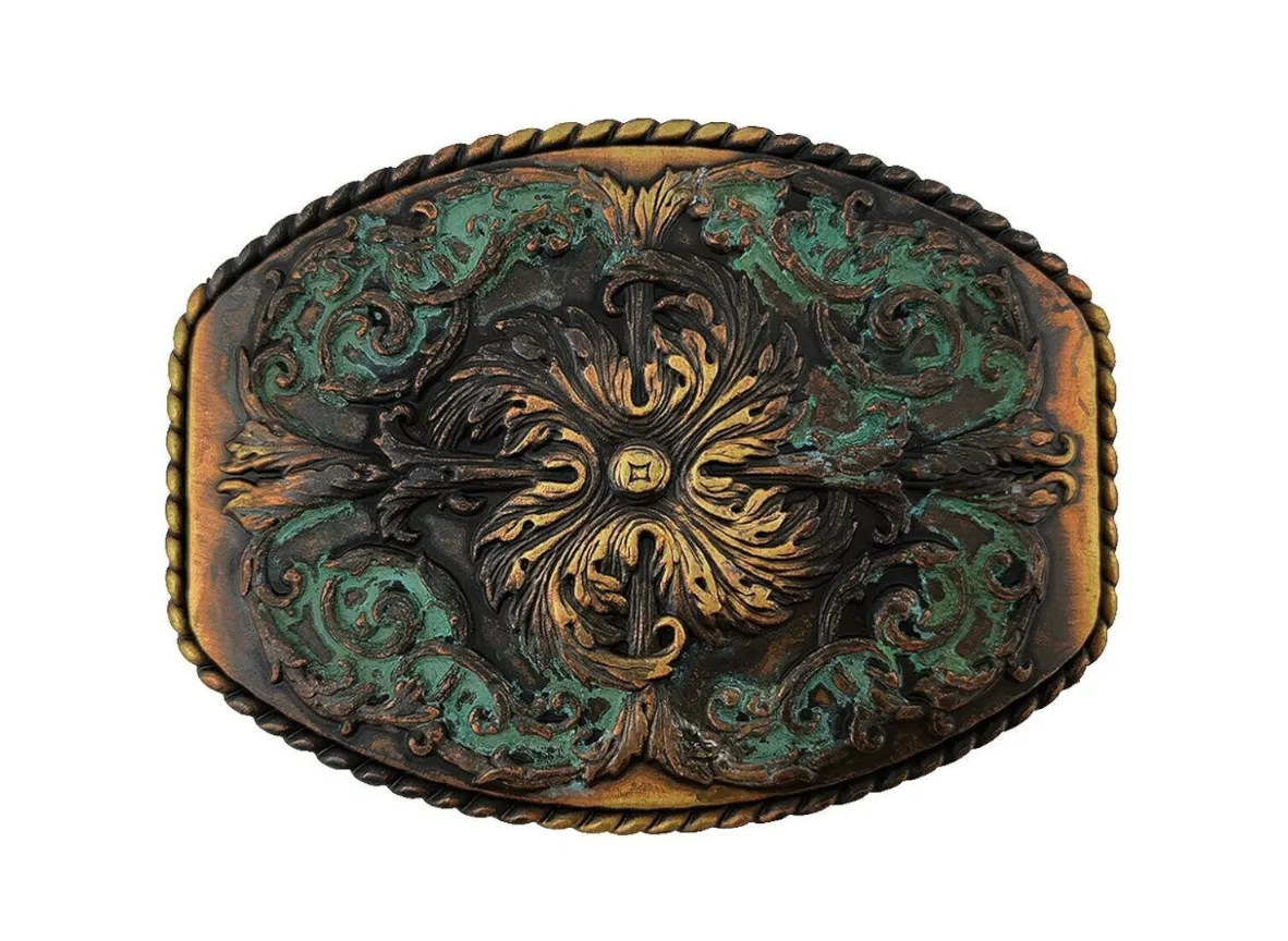 Antique Patina Belt Buckle