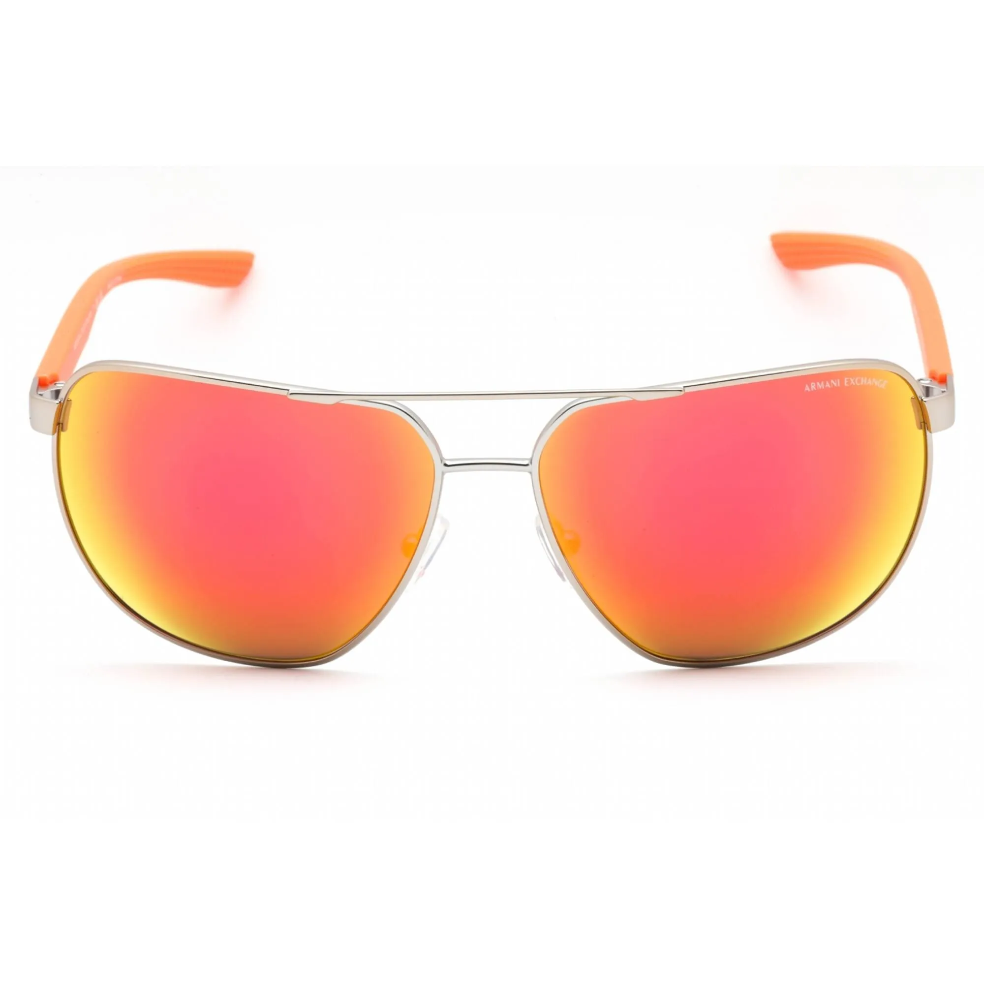 Armani Exchange Men's Sunglasses - Matte Silver/Matte Orange Frame | 0AX2047S 60456Q