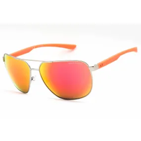 Armani Exchange Men's Sunglasses - Matte Silver/Matte Orange Frame | 0AX2047S 60456Q