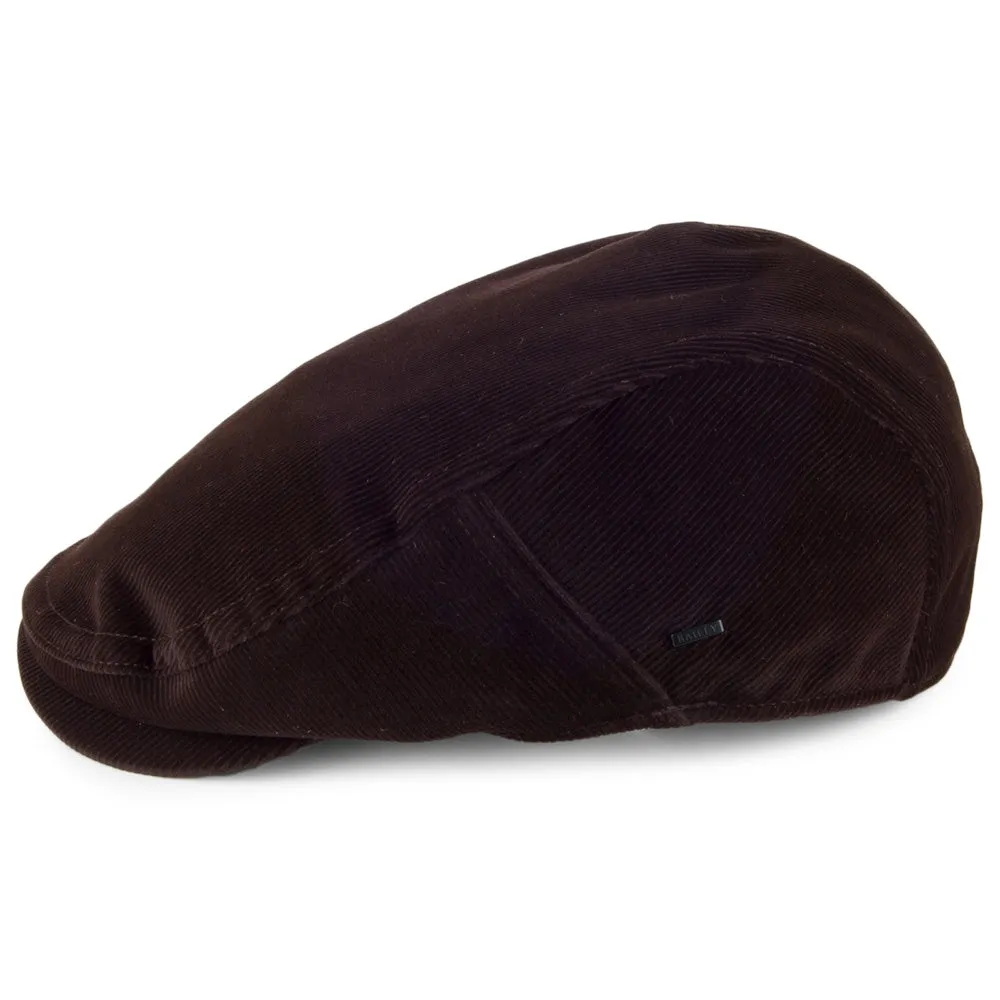 Bailey Hats Anthem Velvet Flat Cap - Chocolate