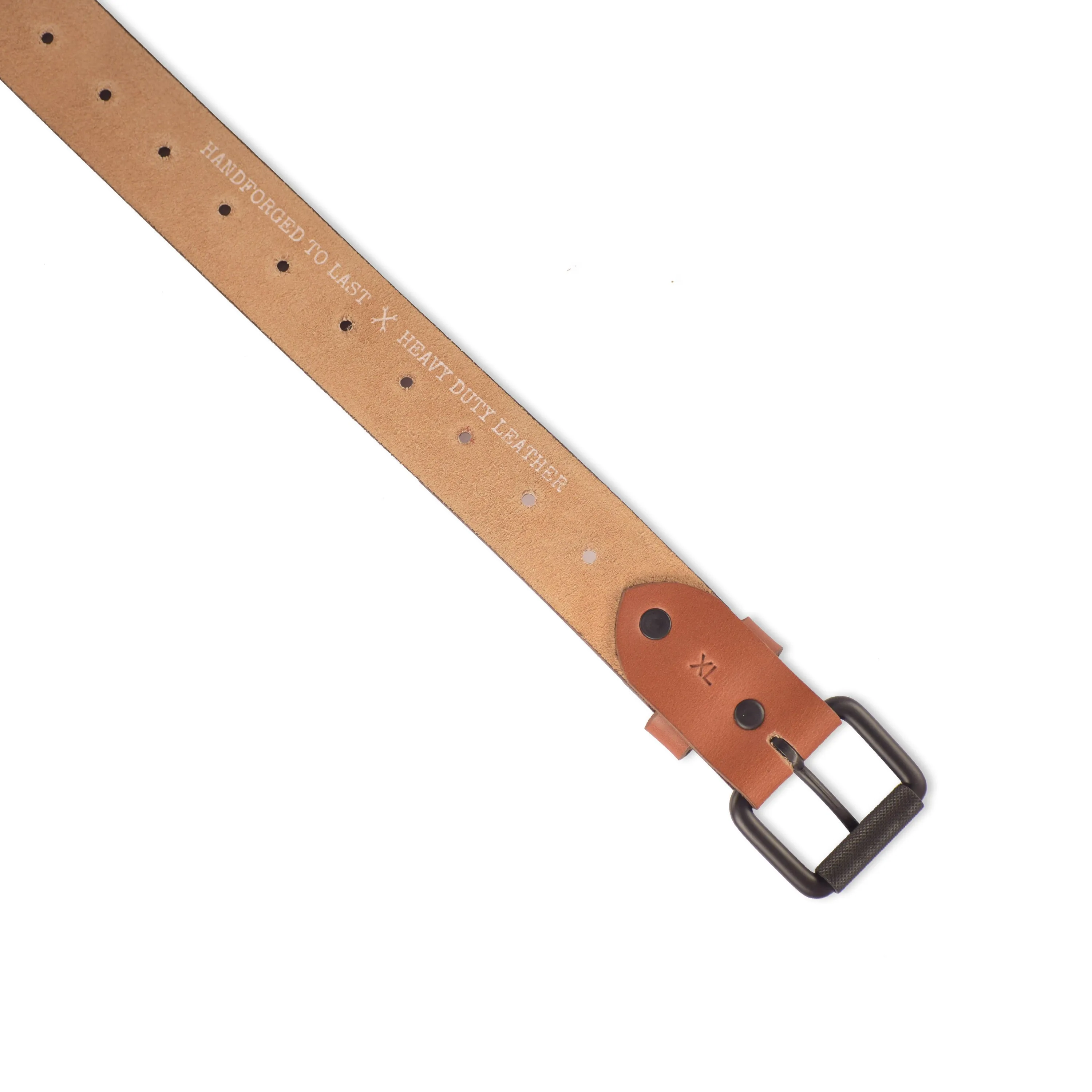 belt - vintage tan single pin