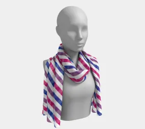 Bisexual Barber Striped Long Scarf