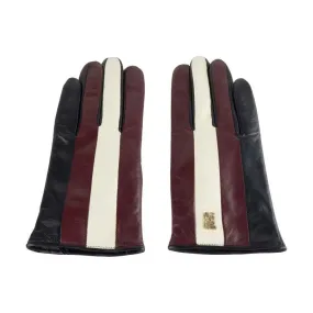 Cavalli Class Elegant Lambskin Leather Gloves