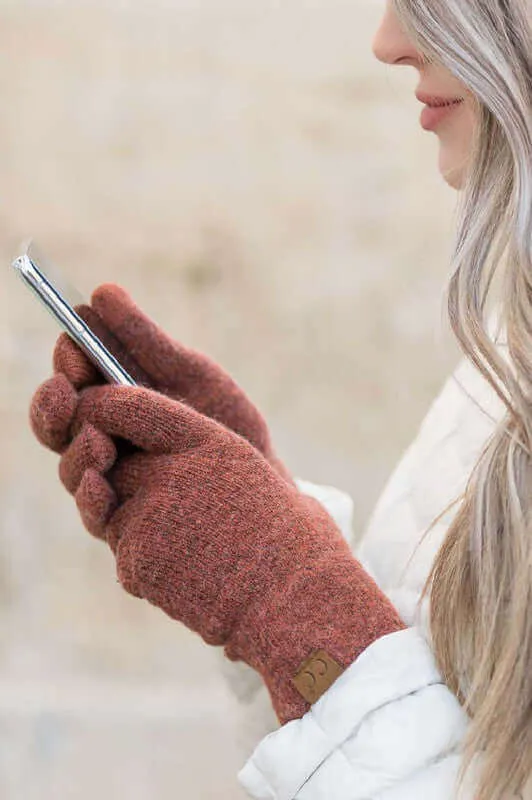 CC Cashmere Blend Touch Screen Gloves