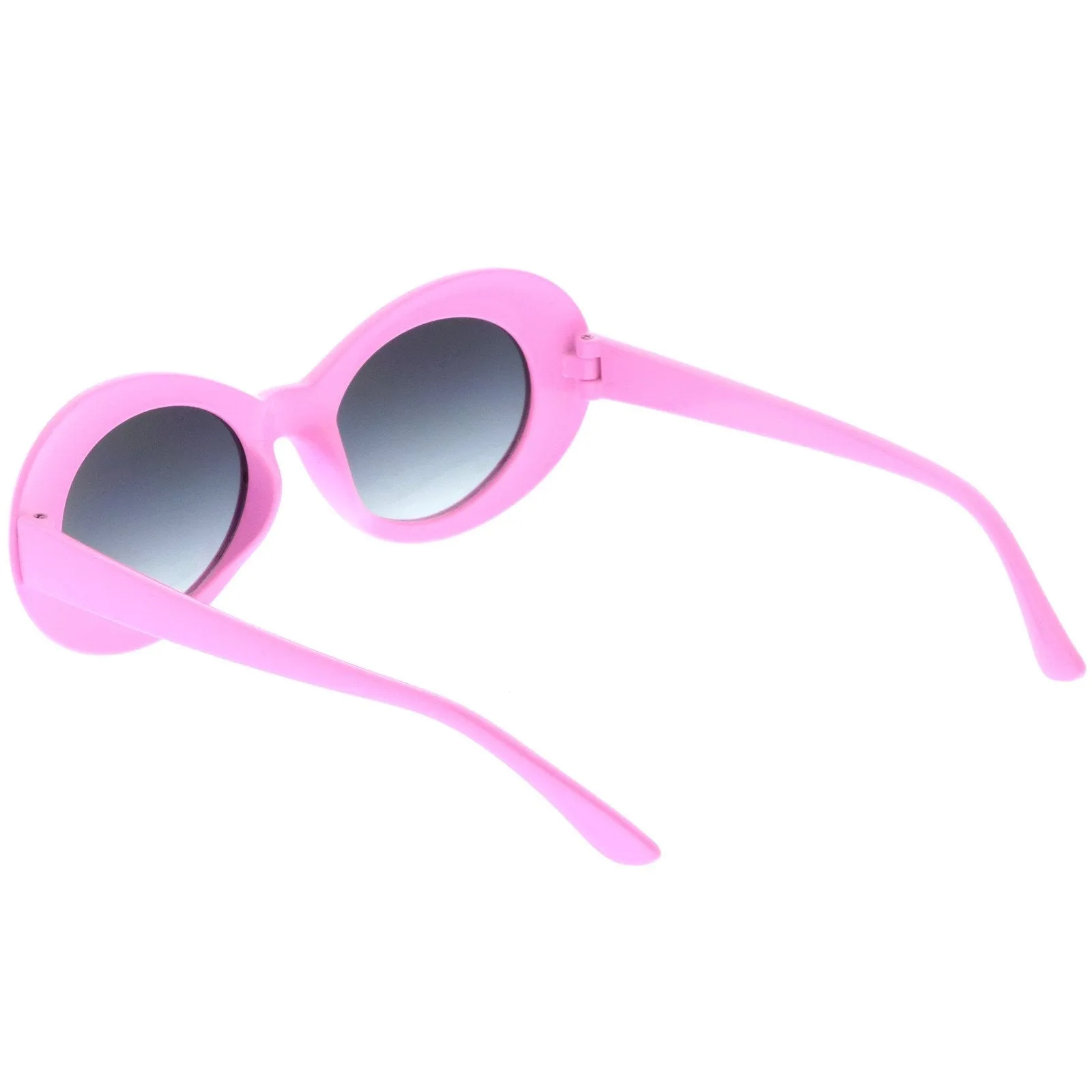 Colorful Retro 1990's Fashion Round Clout Goggle Oval Lens Sunglasses C449