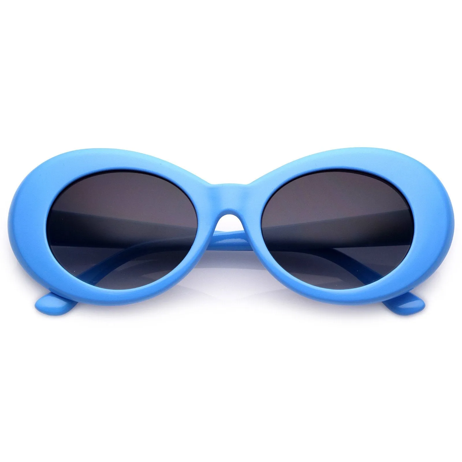 Colorful Retro 1990's Fashion Round Clout Goggle Oval Lens Sunglasses C449