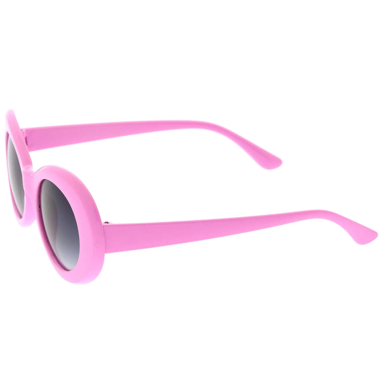 Colorful Retro 1990's Fashion Round Clout Goggle Oval Lens Sunglasses C449