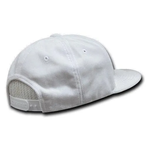 Decky Velvet Snapbacks Flat Bill 6 Panel Baseball Hats Caps Unisex