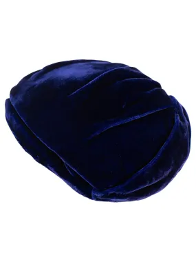 Deep Purple Velvet 1950s Vintage Hat