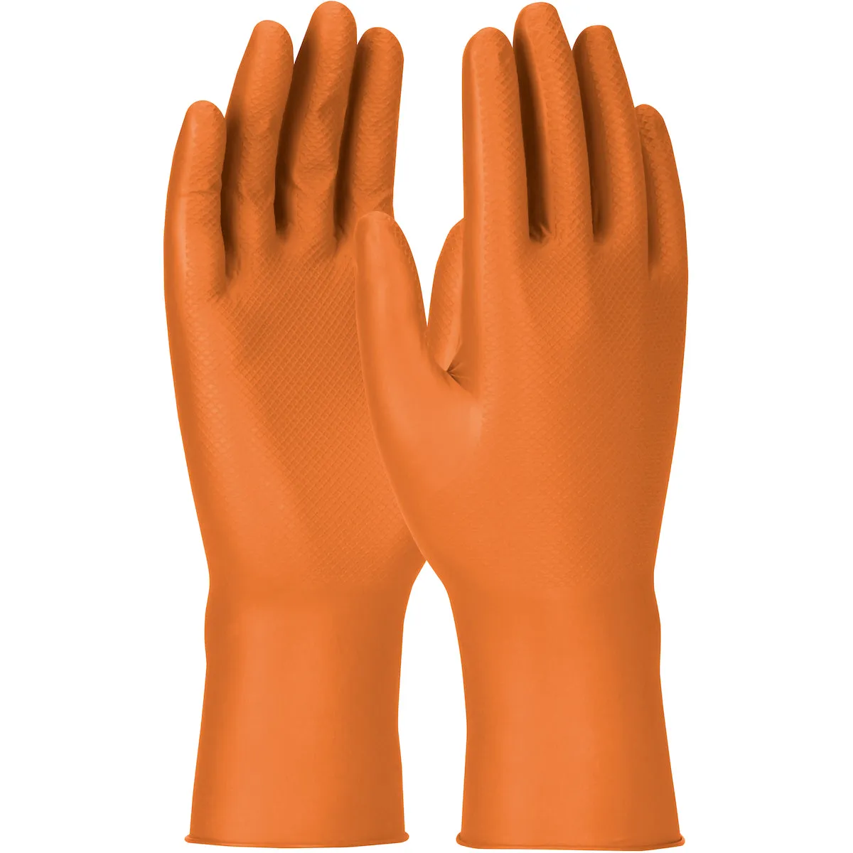 Disposable Gloves - PIP Grippaz™ Skins 7 Mil Nitrile Glove with Textured Fish Scale Grip, GP67307