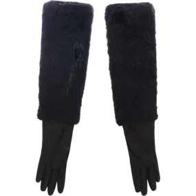 Dolce & Gabbana Elegant Elbow Length Leather Gloves