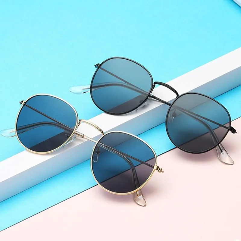 Fashion Retro Sunglasses Men Round Vintage Glasses for Men/Women Luxury Sunglasses Men Small Lunette Soleil Homme