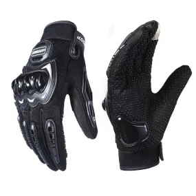 Full Finger Touch Screen Polyester Motorcycle Riding Gloves