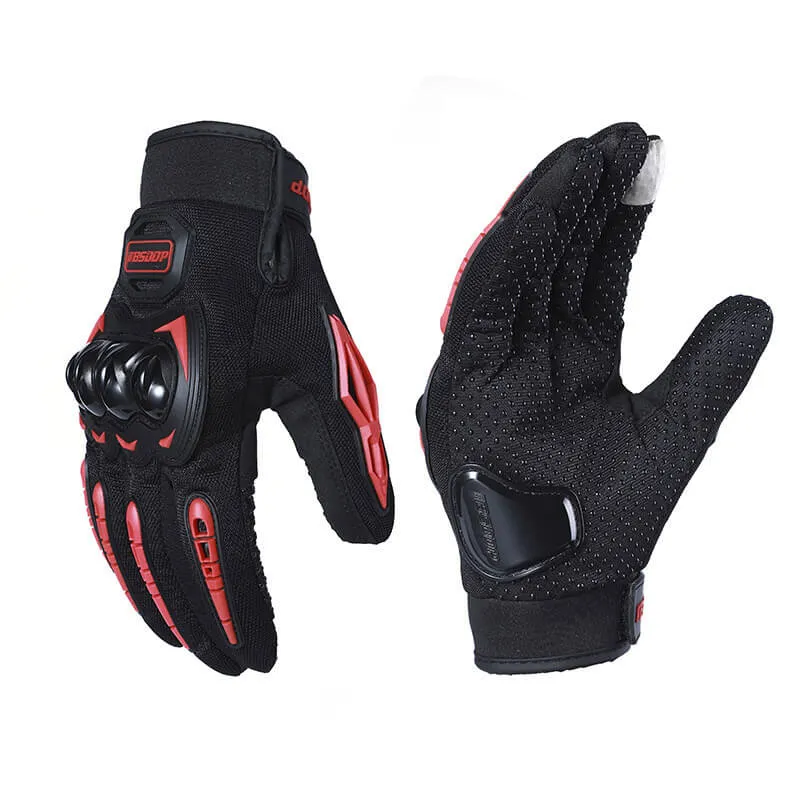 Full Finger Touch Screen Polyester Motorcycle Riding Gloves