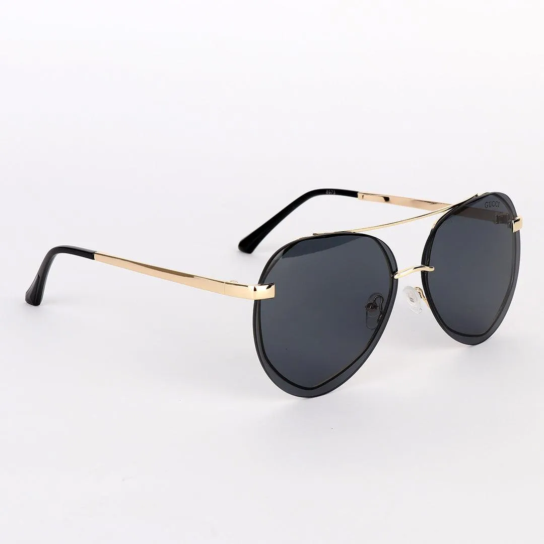 GC Full Rim frame Acetate And Gold Metal Sunglasses