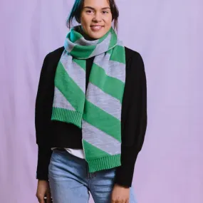 Hello Friday - Ziggy Scarf - Green Grey