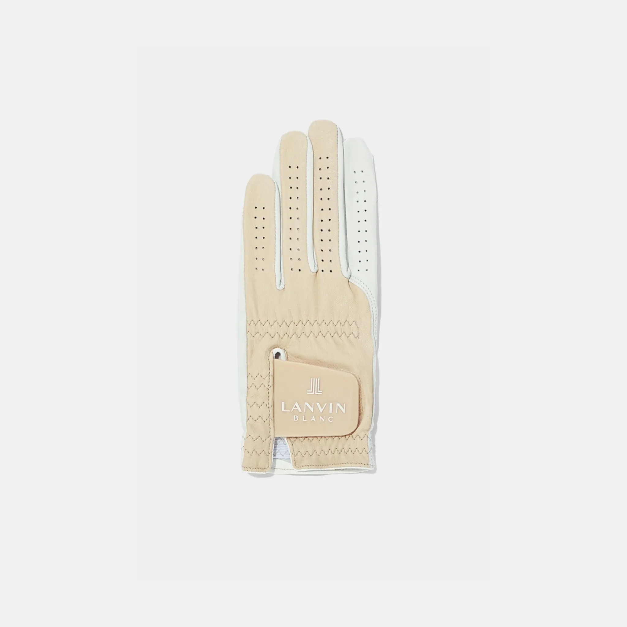 Lanvin Blanc Lambskin Left Hand Glove