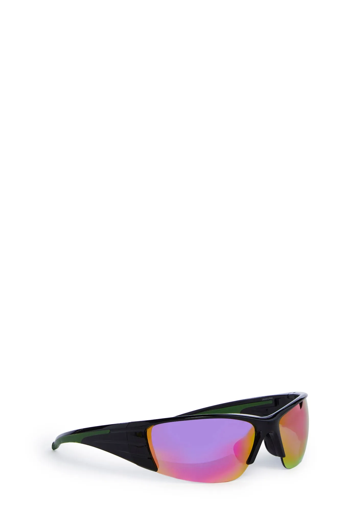 Magenta The Fast Life Mirrored Sunglasses