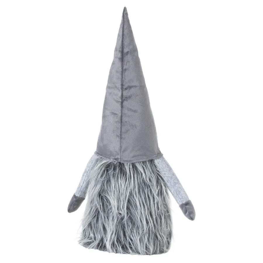 Medium Grey Velvet Gonk