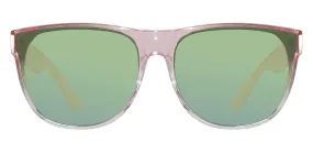 Mirrored Clear Pink Fashionable Sunglasses - Angel