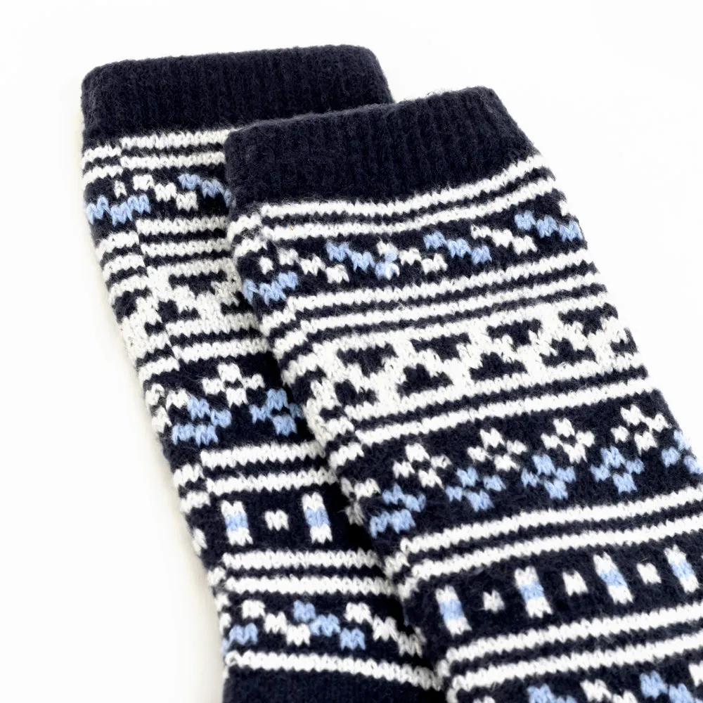 Mountain Lodge Patterned Sock