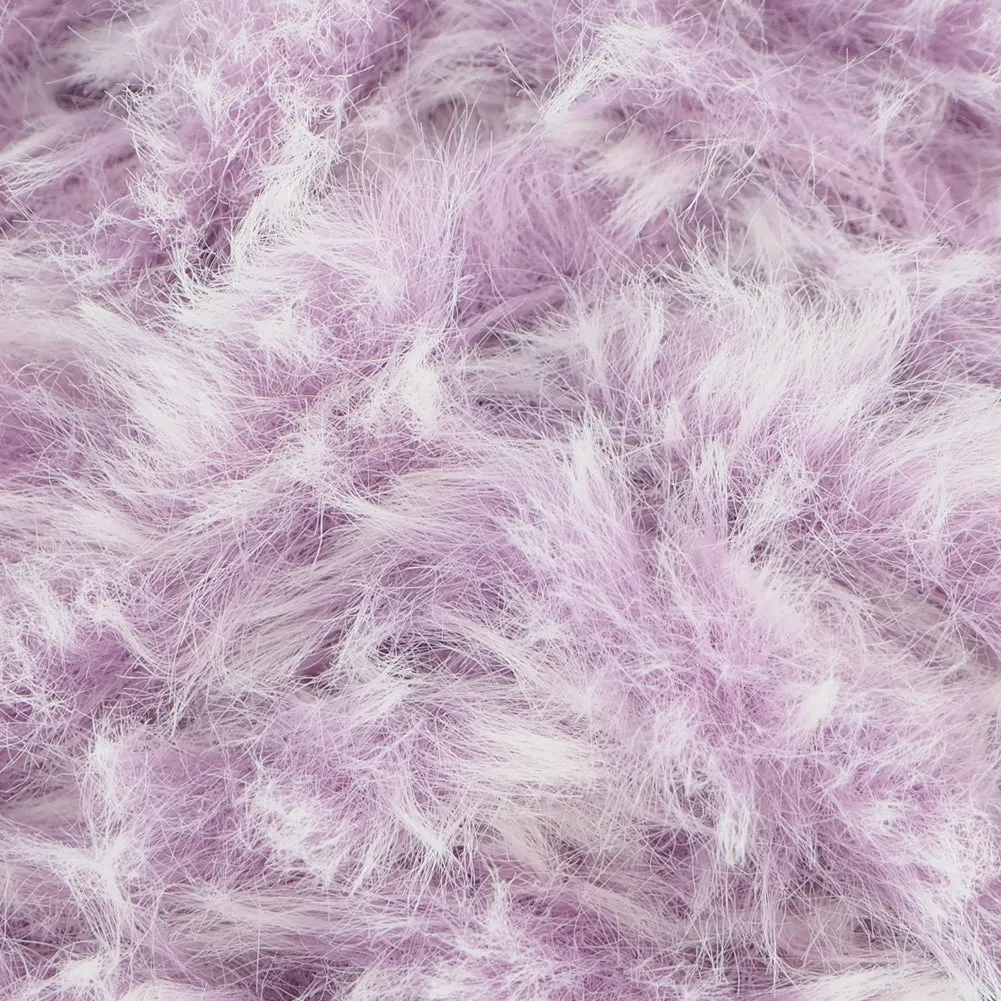 NICEEC 2 Skeins Super Soft Fur Yarn Chunky Fluffy Faux Fur Yarn Eyelash Yarn for Crochet Knit -Total Length 2×32m(2×35yds,50g×2)