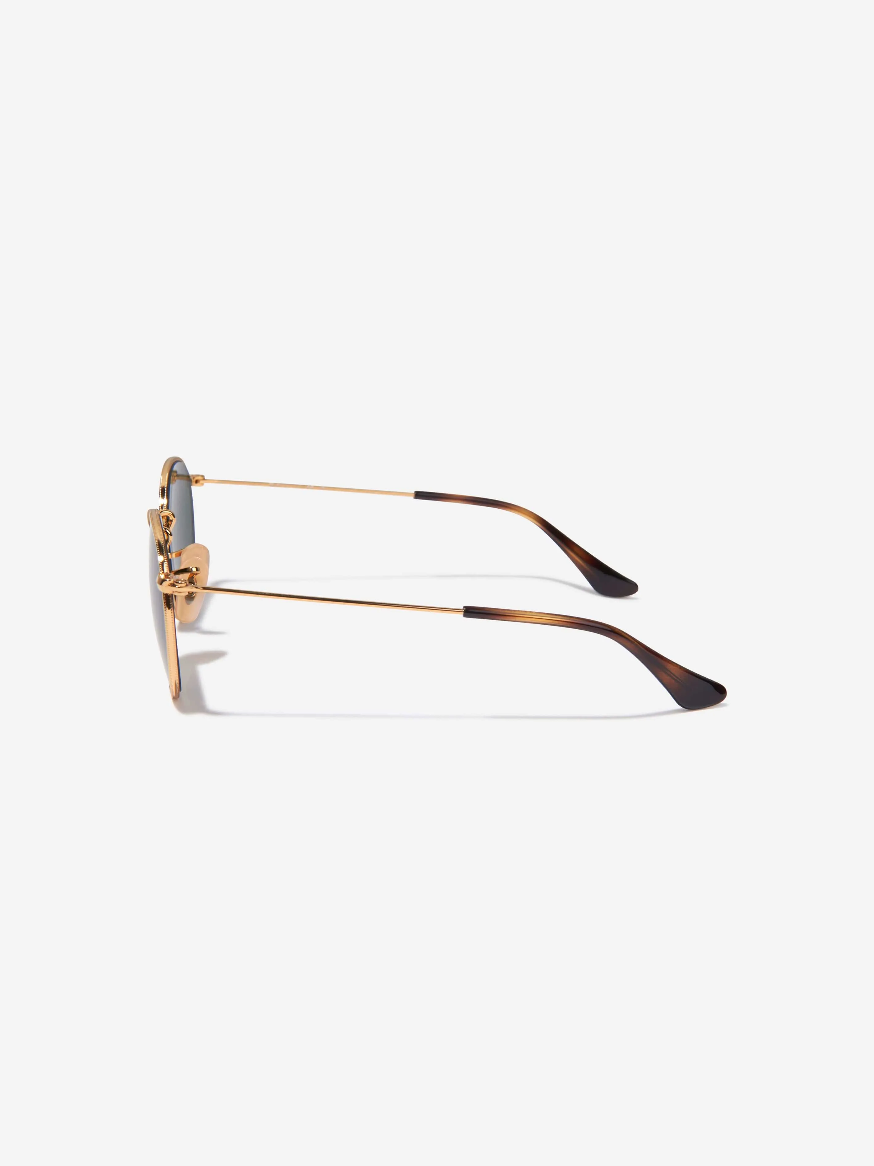 Ray-Ban Kids Round Suglasses in Gold