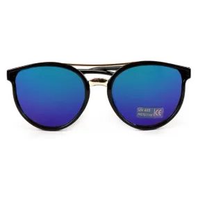 Round Mirrored Fashion Sunglasses