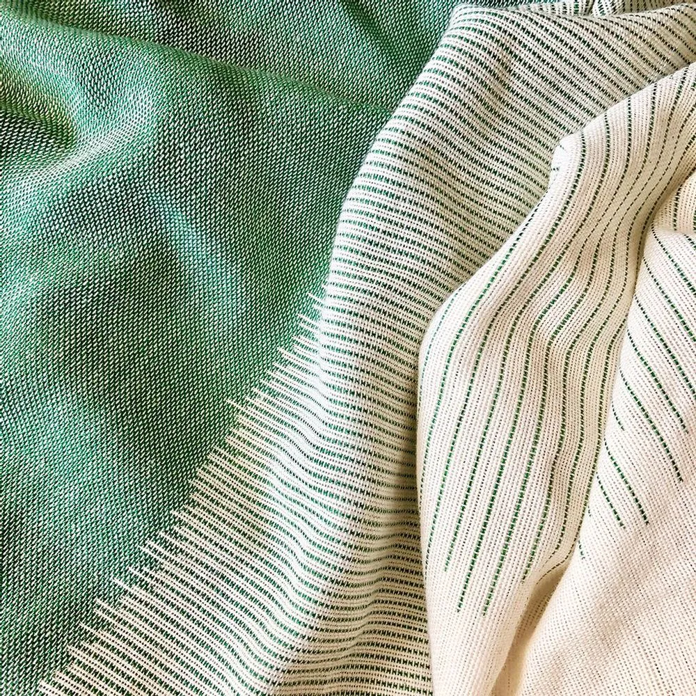 Striped Organic Cotton Scarf