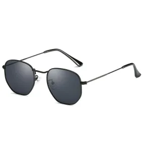 Unisex Polarized Round Sunglasses Onyx