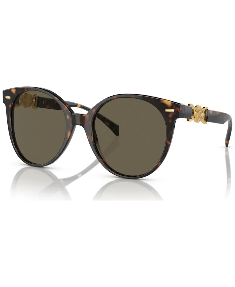 Versace Round Sunglasses Tortise