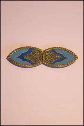 Vintage 1920s Enamelled Belt Buckle (made to order)