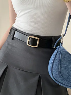 Vintage Cow Leather Buckle Belts