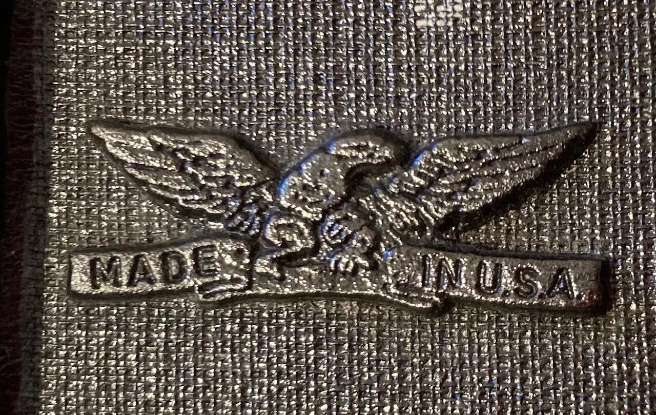 Vintage Metal Belt Buckle, United States Air Force Retired, Military, Heavy Duty, Quality, Thick Metal, Made in USA, 3" x 2 1/4"